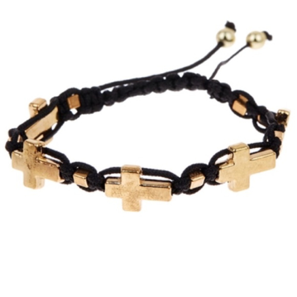 Jean Claude Cross Station Braided Bracelet